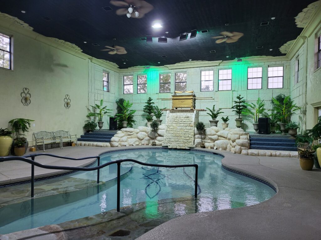 Immersion pool at the House of David