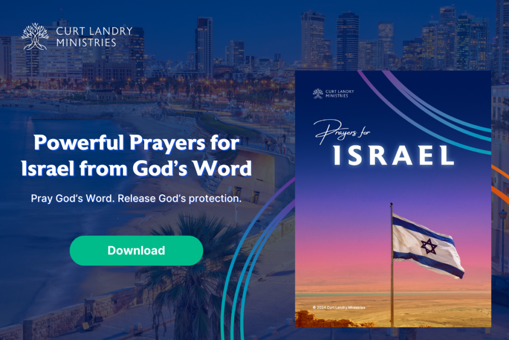An ad to get a free resource, prayers for Israel from God’s Word. Click to learn more.