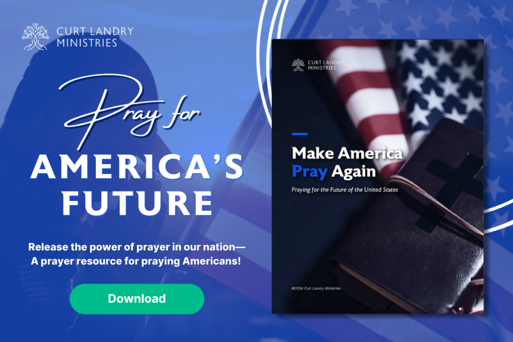 An ad to get a free intercessory prayer guide for America. Click to learn more.